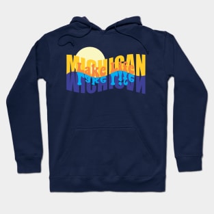 Michigan Lake Life Artwork Hoodie